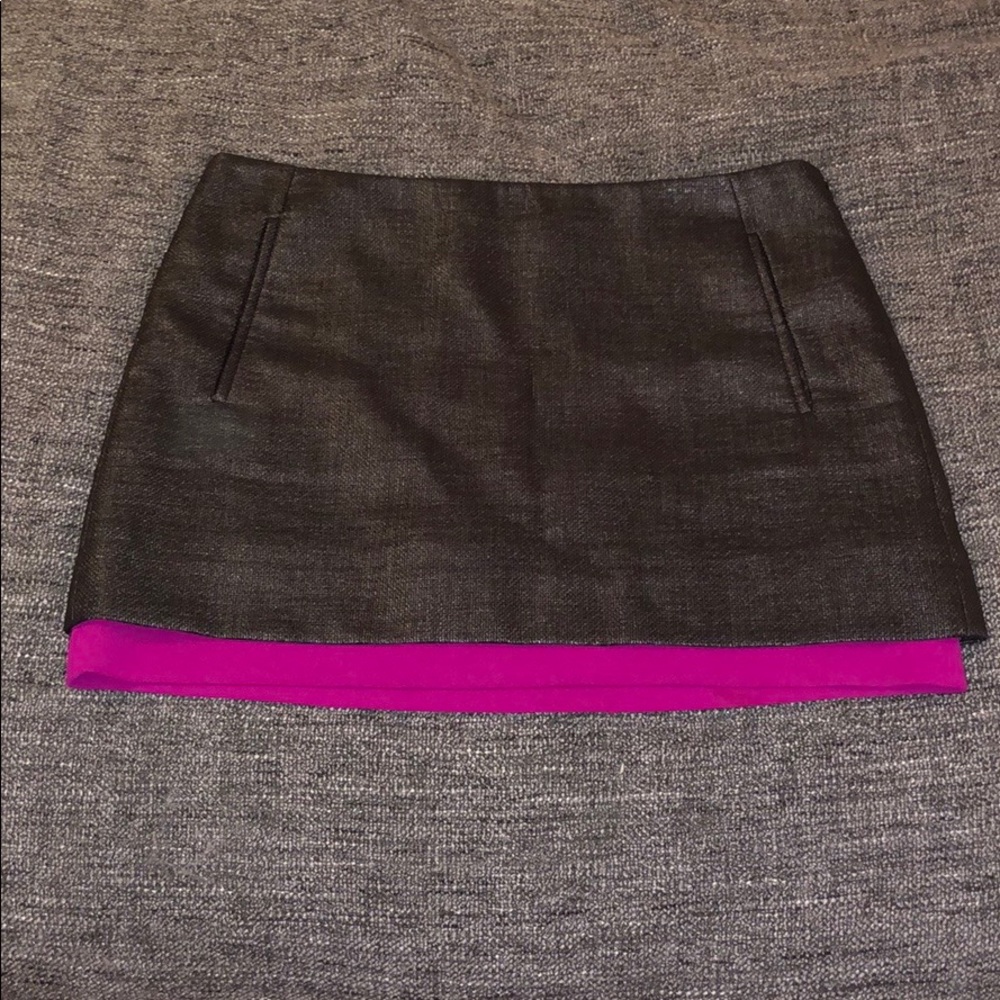DVF Black Elley Mini Skirt